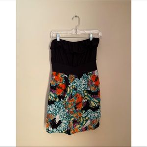 Strapless Short Dress 🌼